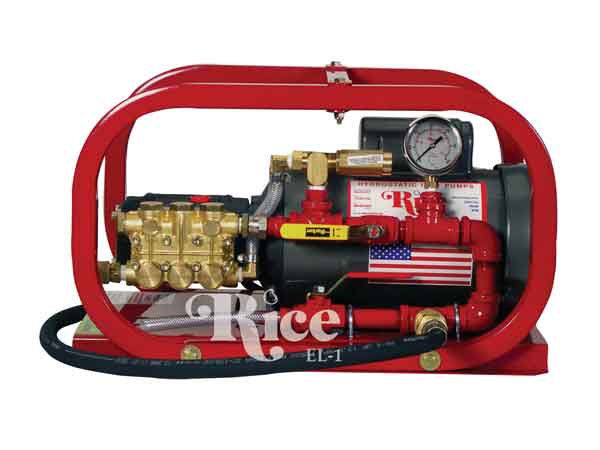 Rice Hydro EL1A Hydrostatic Test Pump | 500 PSI